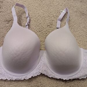 Aerie Purple Lace Trim Bra Full Coverage